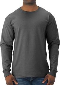 img 4 attached to Jerzees Long Sleeve T Shirt Black Large - Men's Clothing T-Shirts & Tanks