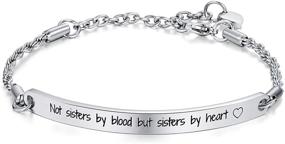 img 3 attached to Arifoo Bracelet Sisters Friendship Jewelry