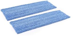 img 4 attached to 🧹 Professional 20-Inch Premium Microfiber Wet Mop Pad (2 Pack) - Refills for Microfiber Wholesale Mop (Sold Prior to 10/19)