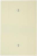 🔳 leviton 86114 oversized ivory blank wallplate for box mounting – no device required logo