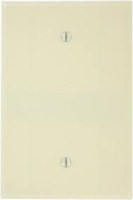 img 1 attached to 🔳 Leviton 86114 Oversized Ivory Blank Wallplate for Box Mounting – No Device Required