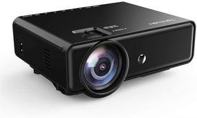 img 4 attached to 🎥 Tontion 3400Lux Video Projector 50,000 Hours 176inch Movie Projector - HDMI Cable Included, Supports 1080P/TV/VGA/USB/AV/Laptop/Phone - Ideal for Home Theater