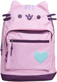 img 4 attached to 🎒 Stylish and Lightweight Cartoon School Backpacks: Pusheen Backpacks for Everyday Use