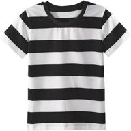 cosland toddler black striped crewneck logo
