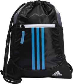 img 4 attached to Adidas Alliance Sackpack Black White Backpacks in Casual Daypacks