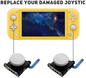 img 2 attached to 🎮 Enhance Your Gaming Experience with Nintendo Switch Lite - Joystick Replacement Kit for Switch Lite and Joycon Controller