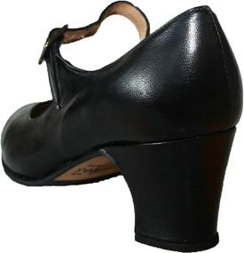 img 1 attached to 👠 Beginner Flamenco Leather Shoes for Women by Menkes S