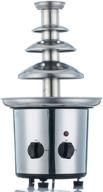 stainless electric chocolate fountain capacity kitchen & dining logo