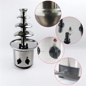 img 1 attached to Stainless Electric Chocolate Fountain Capacity Kitchen & Dining