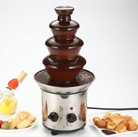 img 3 attached to Stainless Electric Chocolate Fountain Capacity Kitchen & Dining