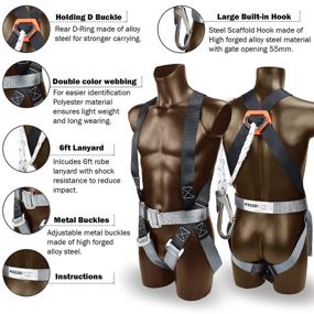 img 2 attached to 🔒 KSEIBI Protection Harness Lanyard Standerd: The Ultimate Safety Solution