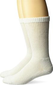 img 1 attached to Ultimate Support and Comfort: Dr. Scholl's Men's 2 Pack Diabetes & Circulatory Crew Socks with Grippers