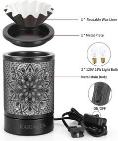 img 1 attached to KARJACES Electric Wax Melt Warmer with Dreamcatcher Design - Aromatherapy Decorative Lamp for Home Office Bedroom, Ideal Gift & Décor