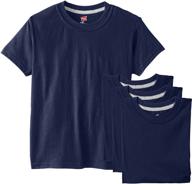 hanes x temp performance heather 👕 boys' sleeve clothing - tops, tees & shirts logo