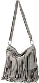 img 4 attached to Italian Leather Luxury Shoulder Bag T125 - Elegant Women's Handbag crafted from Genuine Wild Leather