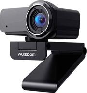 🎥 ausdom hd webcam 1080p: crystal clear video and audio for live streaming, calling, recording, and youtube, xsplit, mixer, skype, twitch logo