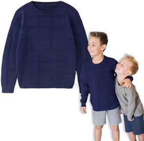 img 4 attached to Winter Sweaters for Girls and Boys - Curipeer Pullover Clothing