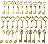 🔑 vintage skeleton keys assortment - salome idea the juliet collection (antiquegold) - pack of 30 logo