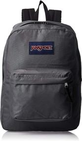 img 4 attached to JanSport Superbreak Backpack in Classic Black: Superior Quality Kids' Backpacks