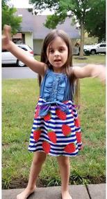 img 3 attached to 🎄 Enlifety Princess Christmas Sundress: Festive Attire for Granddaughter's Girls' Clothing and Dresses