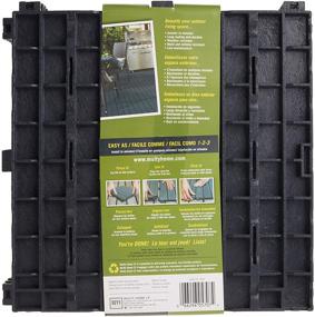 img 1 attached to Multy Industries Multy Home MT5100057 6-Pack Deck and Balcony Tile, 12 by 12-Inch, Slate - Transform Your Outdoor Spaces with Premium Deck and Balcony Tiles