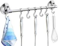 🔁 ideal storage solution: iromic suction cup hook hanger holder rack for bathroom, shower, kitchen, and more! logo