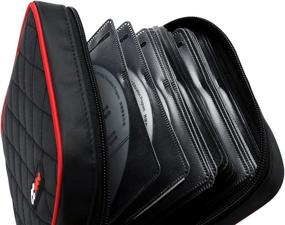 img 1 attached to 📀 CCidea Portable CD/DVD Case Holder - 40 Capacity Disc Wallet Storage Binder Nylon Bag (Black) - Specials