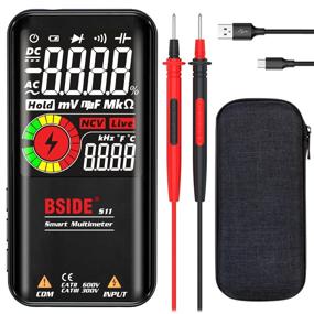 img 4 attached to 🔧 BSIDE Enhanced Digital Multimeter Color LCD Display 9999 Counts Auto Range Ohmmeter Cap Ohm Hz Diode Duty Cycle Live Check Voltage Tester with Rechargeable Battery & Protective Case