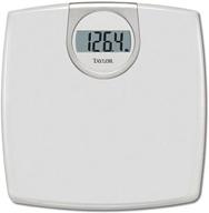 taylor precision products digital bathroom scale - 330 lb 🔢 capacity, white - clear 1.2-inch lcd display for accurate weight tracking logo