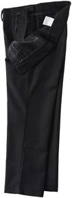 img 2 attached to NaineLa Kids Tuxedo Black Suit - Dress Pants and Vest Formal Outfit for Boys Size 12