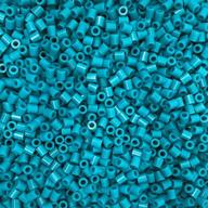 vibrant peacock blue fuse beads bulk pack - 2,000 x 5mm fusion beads for perler bead crafts logo