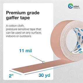 img 2 attached to 🔒 Professional Grade Gaffer Tape by EdenProducts: Optimal Choice for all Your Tape Needs