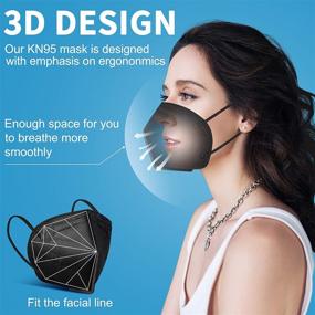 img 2 attached to Premium KN95 Multiple Breathable Respirator: Ultimate Occupational Health & Safety Solution