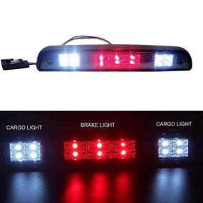 img 4 attached to Xinctai High Mount LED Rear Brake Light Bulb for Ford F250 F350 F150 Bronco - Smoke/Black Lens