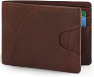 🔒 protective rfid blocking minimalist leather wallets for enhanced security logo