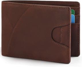 img 4 attached to 🔒 Protective RFID Blocking Minimalist Leather Wallets for Enhanced Security