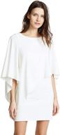 halston heritage womens sleeve asymmetrical women's clothing logo