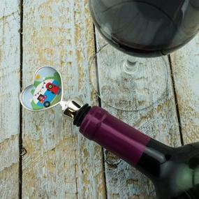 img 2 attached to Charming Vintage Retro Camper RV Wine Bottle Stopper for Travel Trailer Enthusiasts