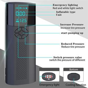 img 2 attached to Inflator Portable Compressor Dissipation Car、Bike、Motorbikes、Ball