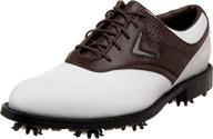 🏌️ enhance your golf game with callaway men's ft chev saddle golf shoe logo