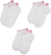 🧦 seamless pom ped socks for little girls (pack of 3) by jefferies socks logo