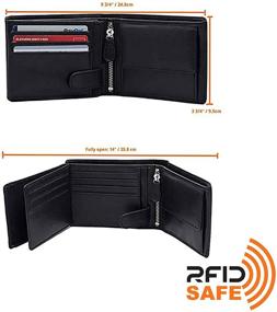 img 1 attached to 👛 Ultimate Protection for Your Essentials - DiLoro Leather Wallets 1808 BK