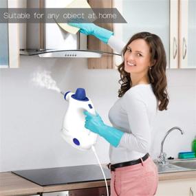 img 3 attached to Comforday Steam Cleaner: Versatile High-Pressure Multi Purpose Cleaner with 9-Piece 🧼 Accessories for Chemical-Free Stain Removal, Curtains, Car Seats, Floors, Windows, and More