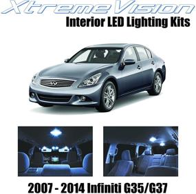 img 4 attached to 🔧 Enhanced Cool White LED Interior Kit + Installation Tool for 2007-2014 Infiniti G35 G37 Sedan (11 Pieces)
