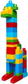 img 3 attached to 🧱 Мега Кубики Первые Строители Большая Сумка для Строительства - 80 предметов синий строительный набор для малышей (от 3 до 5 лет)