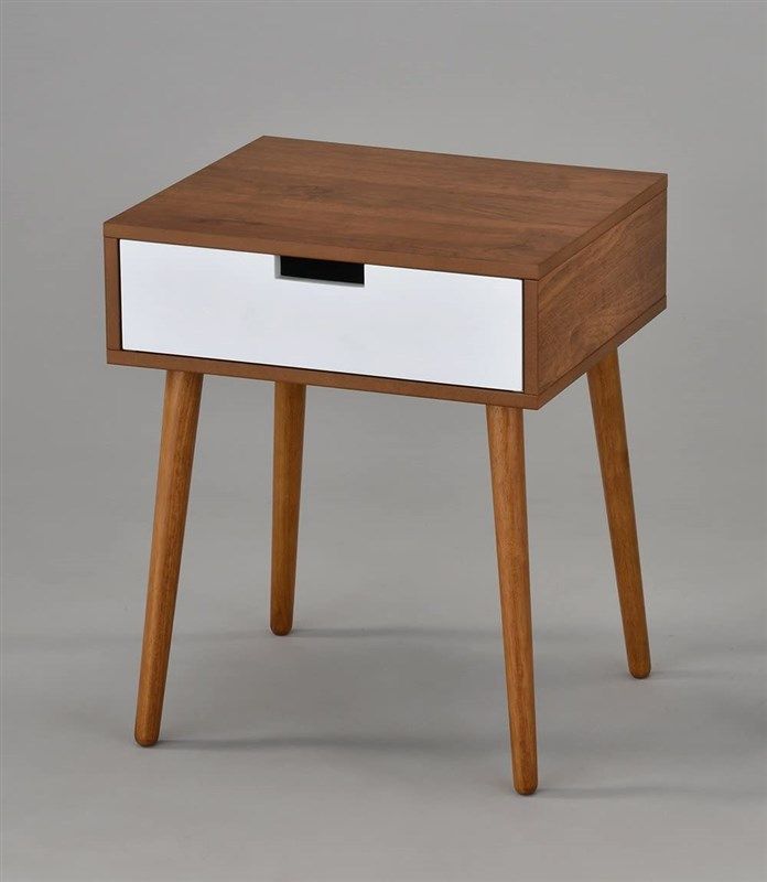light walnut white nighstand drawer 로고