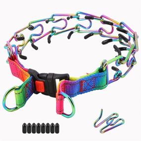 img 4 attached to Collar Training Adjustable Release Buckle Dogs