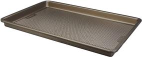 img 4 attached to 🥮 Premium Nonstick Bakeware: GoodCook Sweet Creations, 18"x13"x1", Champagne Pewter - Best Textured Baking Pan!