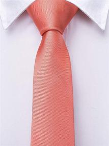img 1 attached to Dubulle Graduation Pocket Square Necktie - Boys' Accessories for Neckties