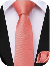 img 3 attached to Dubulle Graduation Pocket Square Necktie - Boys' Accessories for Neckties